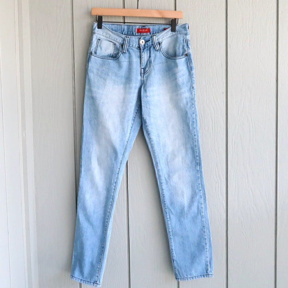 GUESS Men's Halsted Fit Medium Rise Tapered Jeans